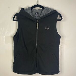 The Black Dog kids bonded hooded vest NWT